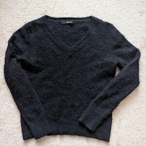 Quince Black Cashmere Sweater Size Medium